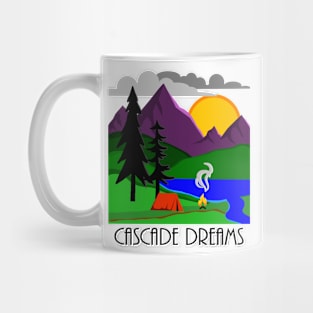 Cascade Dreams: Camping in the Pacific Northwest Mug